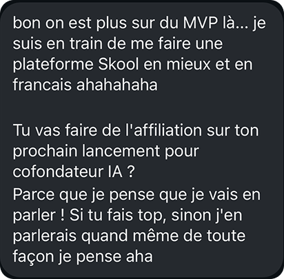 Témoignage client