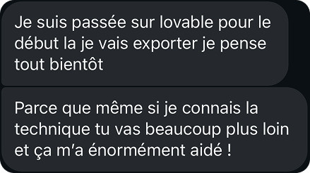 Témoignage client